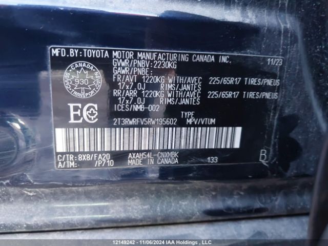 2T3RWRFV5RW195602 2024 TOYOTA