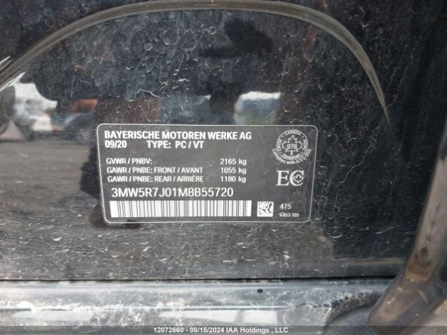 3MW5R7J01M8b55720 2021 BMW