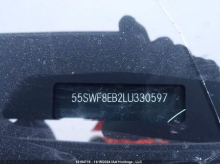 55SWF8EB2LU330597 2020 MERCEDES-BENZ