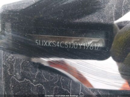 5UXKS4C51J0y19617 2018 BMW