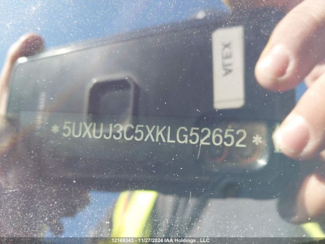 5UXUJ3C5XKLg52652 2019 BMW