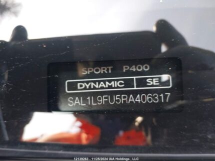 SAL1L9FU5RA999999 2024 LAND ROVER