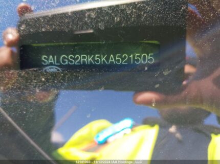 SALGS2RK5KA521505 2019 LAND ROVER