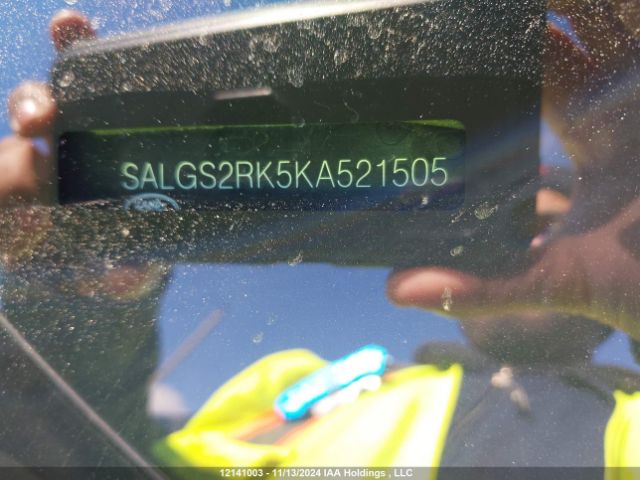 SALGS2RK5KA521505 2019 LAND ROVER
