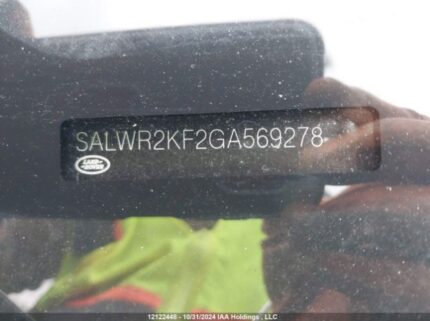 SALWR2KF2GA569278 2016 LAND ROVER