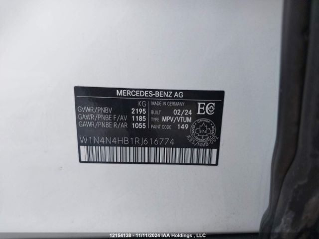 W1N4N4HB1RJ616774 2024 MERCEDES-BENZ