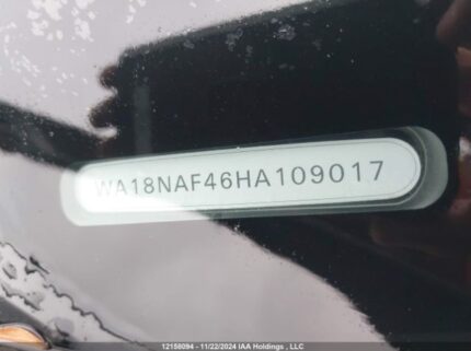WA18NAF46HA109017 2017 AUDI