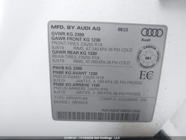 WA1ABAFY4R2902061 2024 AUDI