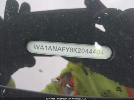 WA1ANAFY8K2044404 2019 AUDI