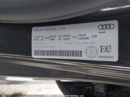 WAU3GAFC3GN118019 2016 AUDI