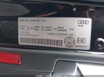 WAUAAAF42PN015045 2023 AUDI