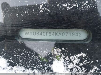 WAUB4CF54KA071942 2019 AUDI