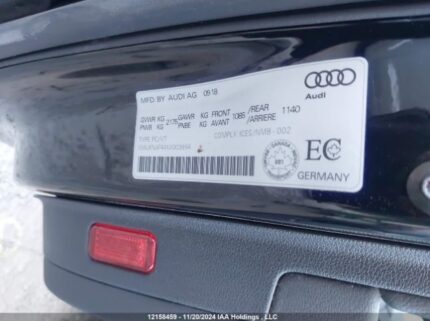 WAUFNAF44KA003854 2019 AUDI
