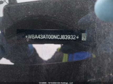 WBA43AT00NCJ83932 2022 BMW