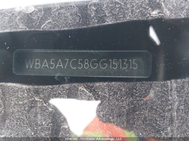 WBA5A7C58GG151315 2016 BMW