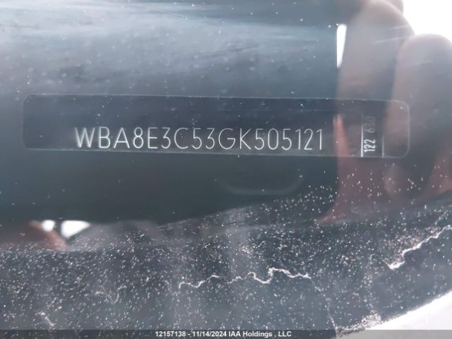 WBA8E3C53GK505121 2016 BMW