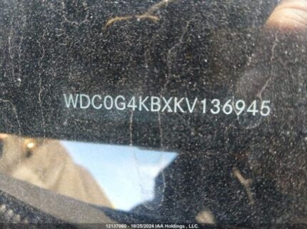 WDC0G4KBXKV136945 2019 MERCEDES-BENZ