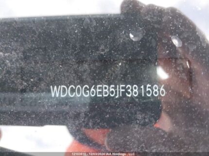 WDC0G6EB5JF381586 2018 MERCEDES-BENZ
