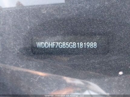 WDDHF7GB5GB181988 2016 MERCEDES-BENZ