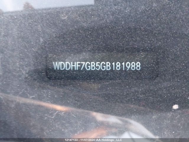 WDDHF7GB5GB181988 2016 MERCEDES-BENZ