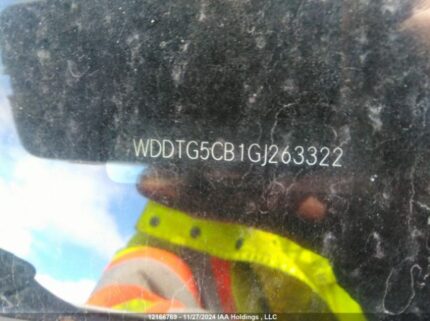 WDDTG5CB1GJ263322 2016 MERCEDES-BENZ