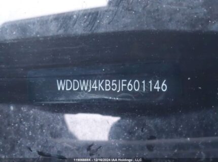 WDDWJ4KB5JF601146 2018 MERCEDES-BENZ