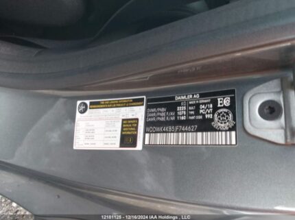 WDDWK4KB5JF744627 2018 MERCEDES-BENZ