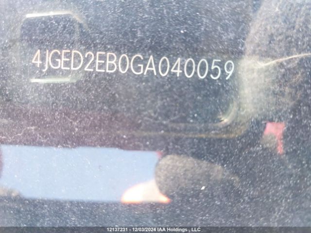 4JGED2EB0GA040059 2016 MERCEDES-BENZ