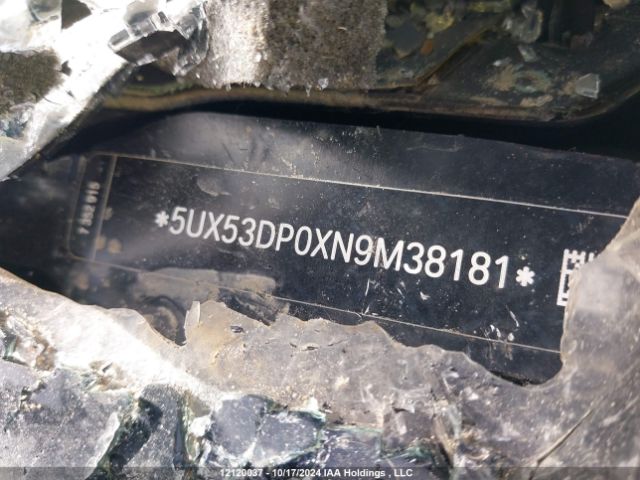5UX53DP0XN9M38181 2022 BMW