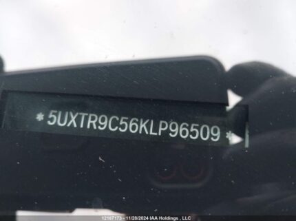 5UXTR9C56KLP96509 2019 BMW
