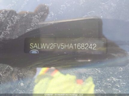 SALWV2FV5HA168242 2017 LAND ROVER