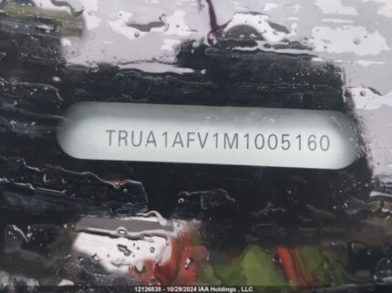 TRUA1AFV1M1005160 2021 AUDI