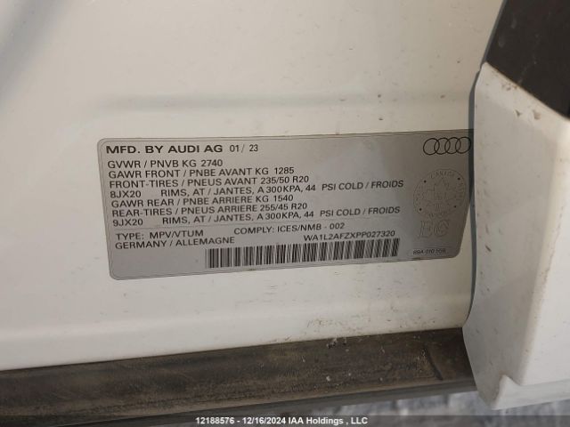 WA1L2AFZXPP027320 2023 AUDI