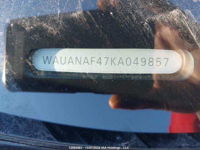 WAUANAF47KA049857 2019 AUDI