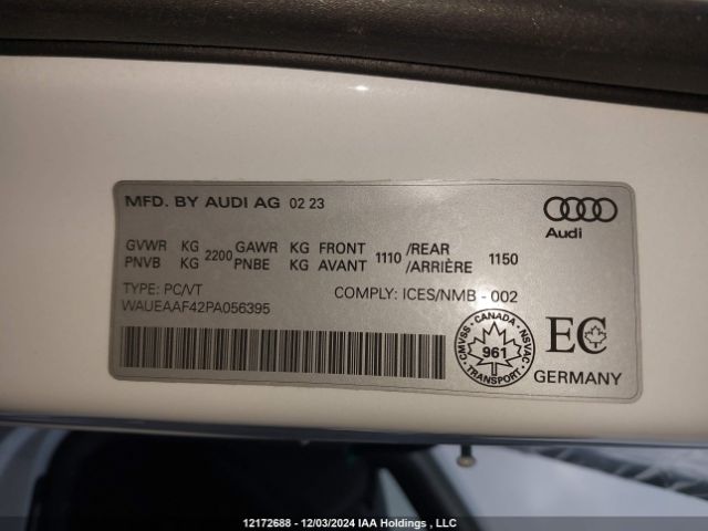 WAUEAAF42PA056395 2023 AUDI