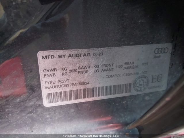 WAUGUCGY7PA140824 2023 AUDI