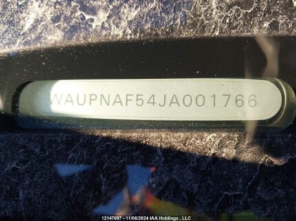 WAUPNAF54JA001766 2018 AUDI