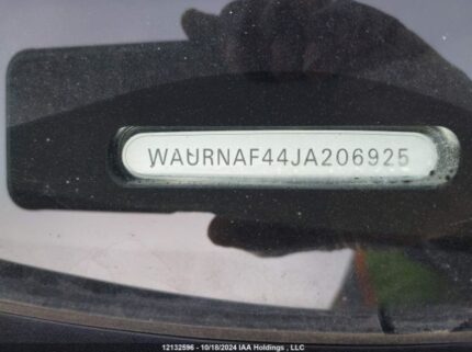 WAURNAF44JA206925 2018 AUDI
