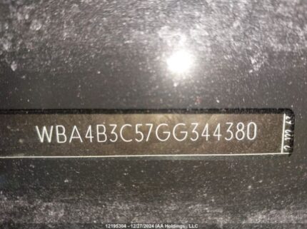 WBA4B3C57GG344380 2016 BMW