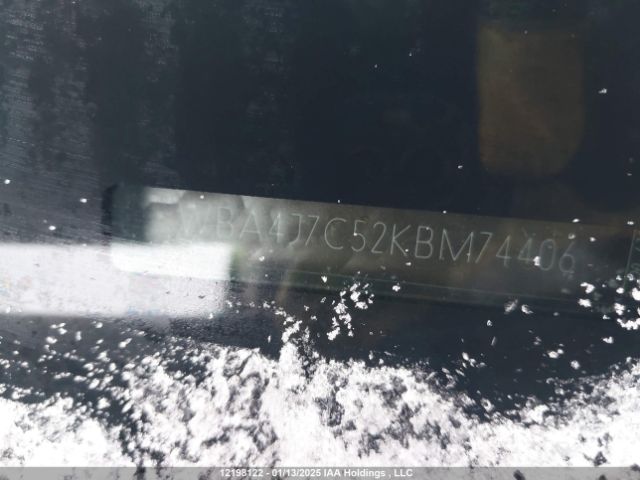 WBA4J7C52KBM74406 2019 BMW