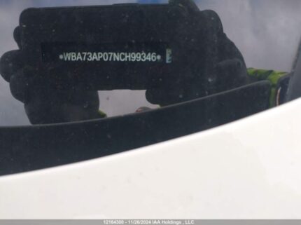 WBA73AP07NCH99346 2022 BMW