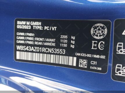 WBS43AZ01RCN53553 2024 BMW