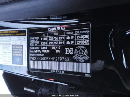 WDC0G4KBXHF219763 2017 MERCEDES-BENZ