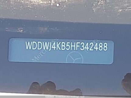 WDDWJ4KB5HF342488 2017 MERCEDES-BENZ