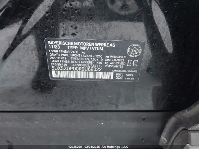 5UX53DP00R9U68022 2024 BMW