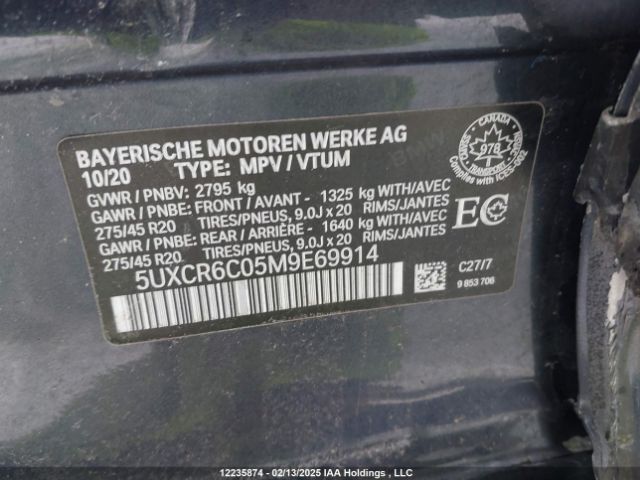 5UXCR6C05M9E69914 2021 BMW