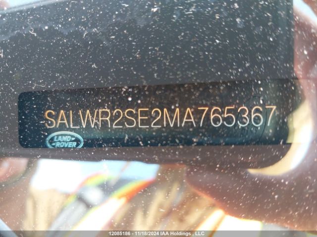 SALWR2SE2MA765367 2021 LAND ROVER