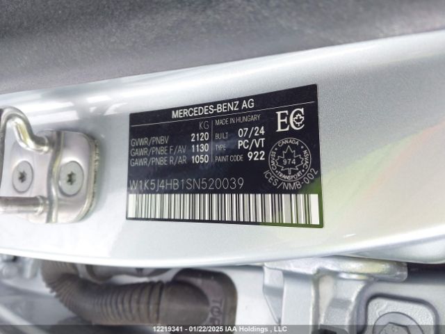W1K5J4HB1SN520039 2025 MERCEDES-BENZ
