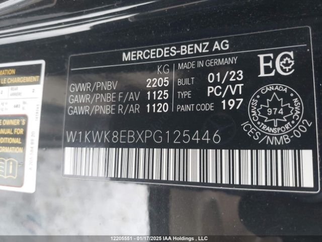 W1KWK8EBXPG125446 2023 MERCEDES-BENZ