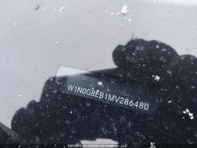 W1N0G8EB1MV286480 2021 MERCEDES-BENZ